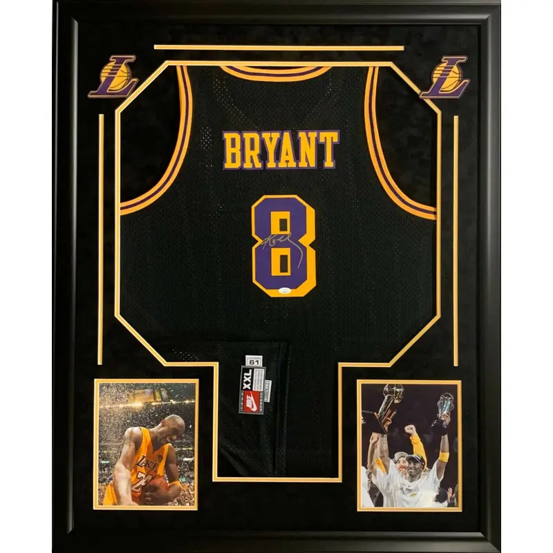Kobe Bryant Signed Authentic Nike Los Angeles Lakers Game Jersey JSA COA Framed
