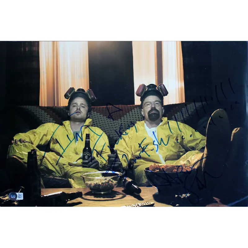 Aaron Paul Breaking Bad Authentic Signed 12x18 Photo Autographed BAS #BB22891
