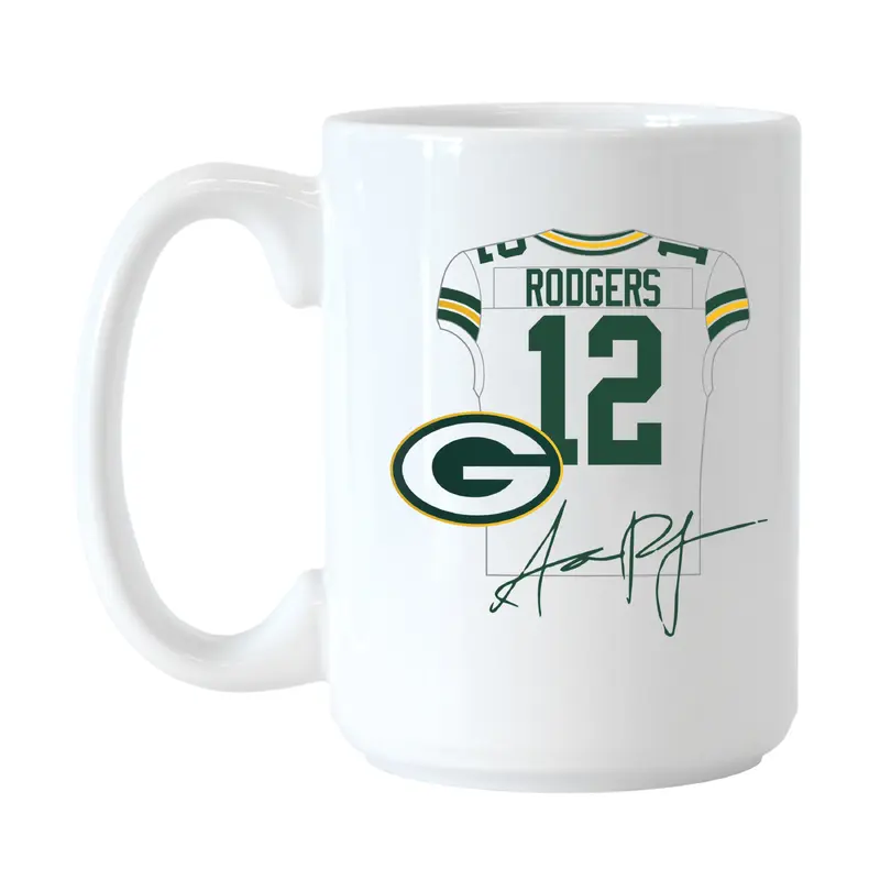 Aaron Rodgers Jersey 15oz Sublimated Mug