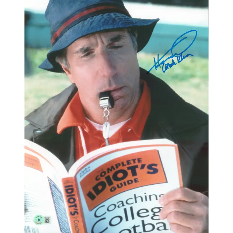 Henry Winkler The Waterboy Coach Klein Authentic Signed 11x14 Photo BAS #BD13072