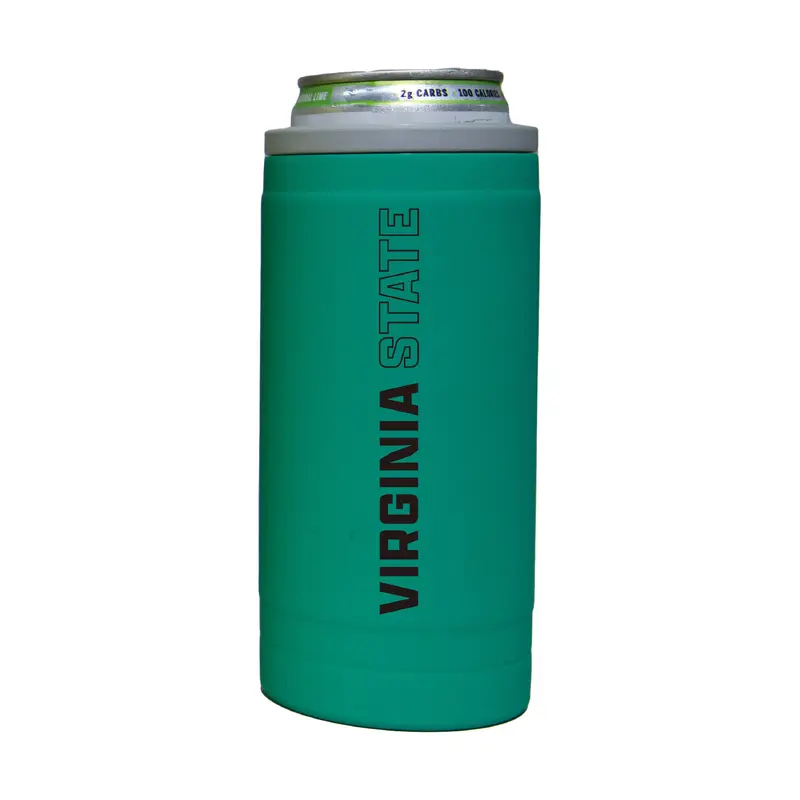 Virginia State 12oz Optic Stacked Soft Touch Slim Coolie
