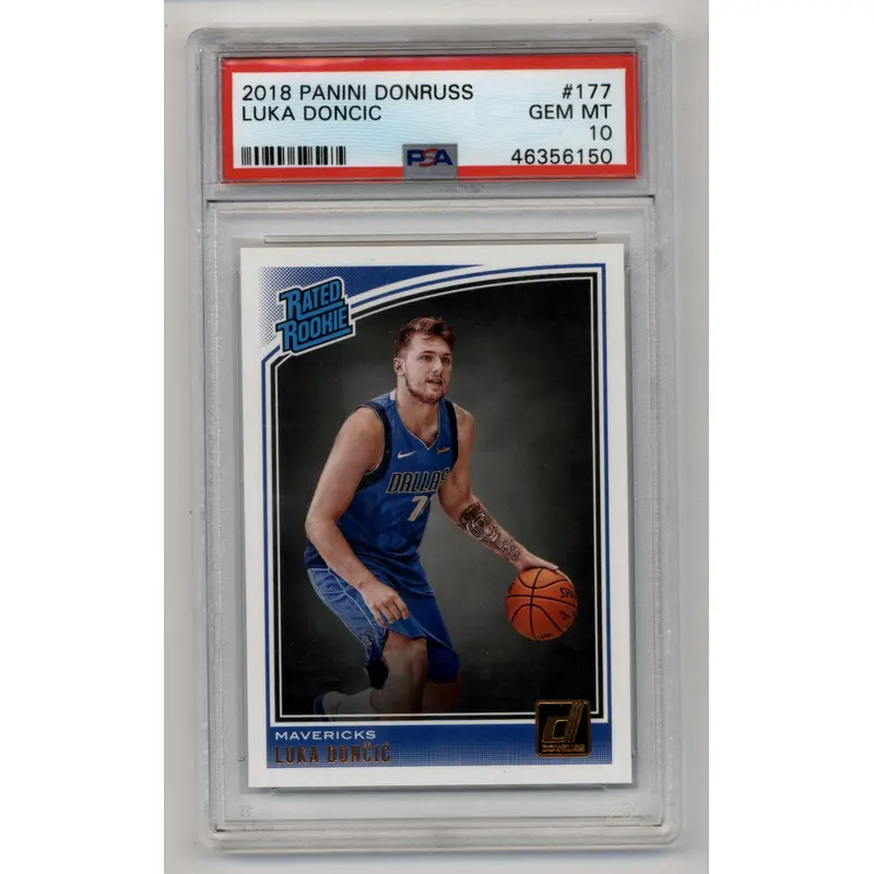 Luka Doncic 2018-19 Donruss Rookie #177 PSA 10 Gem Mint 6150