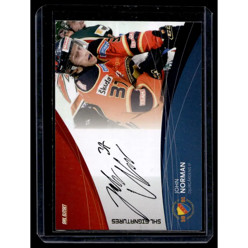 2011-12 SHL Signatures - John Norman