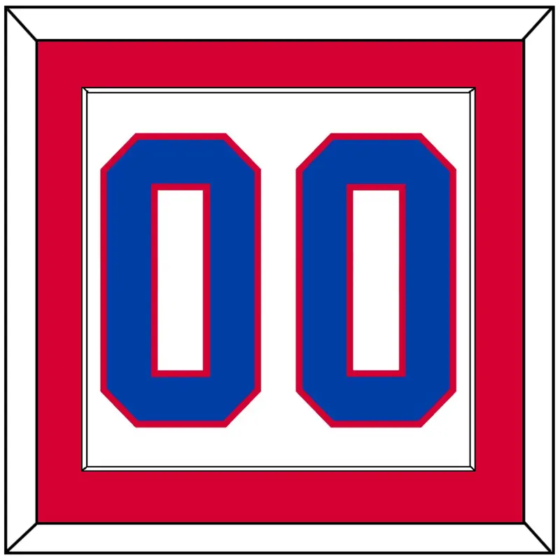Washington Number (Back) - 2011 Winter Classic White - Single Mat 1