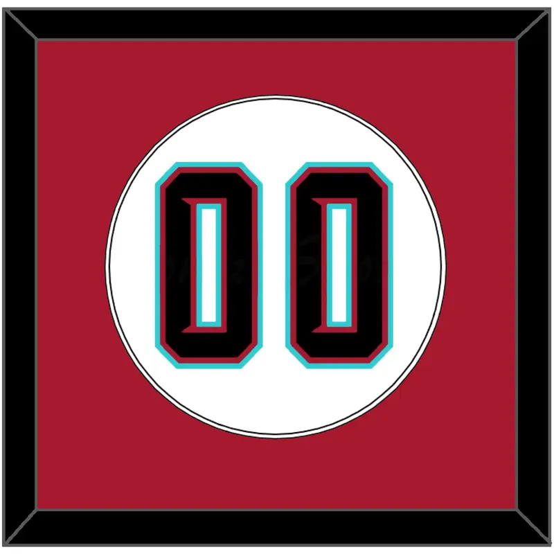 Arizona Number - Alternate Home White (2020-2023) - Single Mat 2