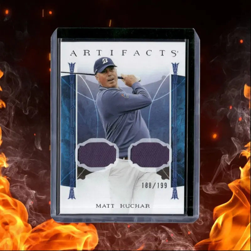 2024 Upper Deck Portfolio Matt Kuchar Artifacts Dual Jersey 188/199 #12