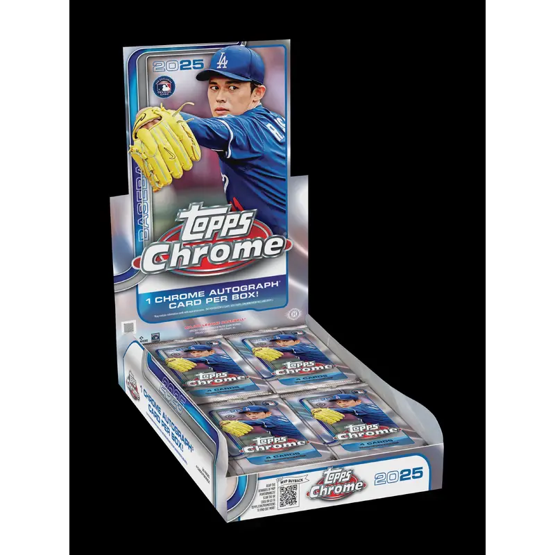 2025 Topps Chrome Baseball Hobby Box