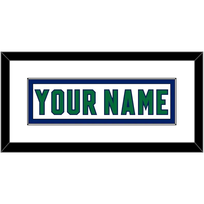 Carolina Nameplate - Heritage White - Single Mat 1