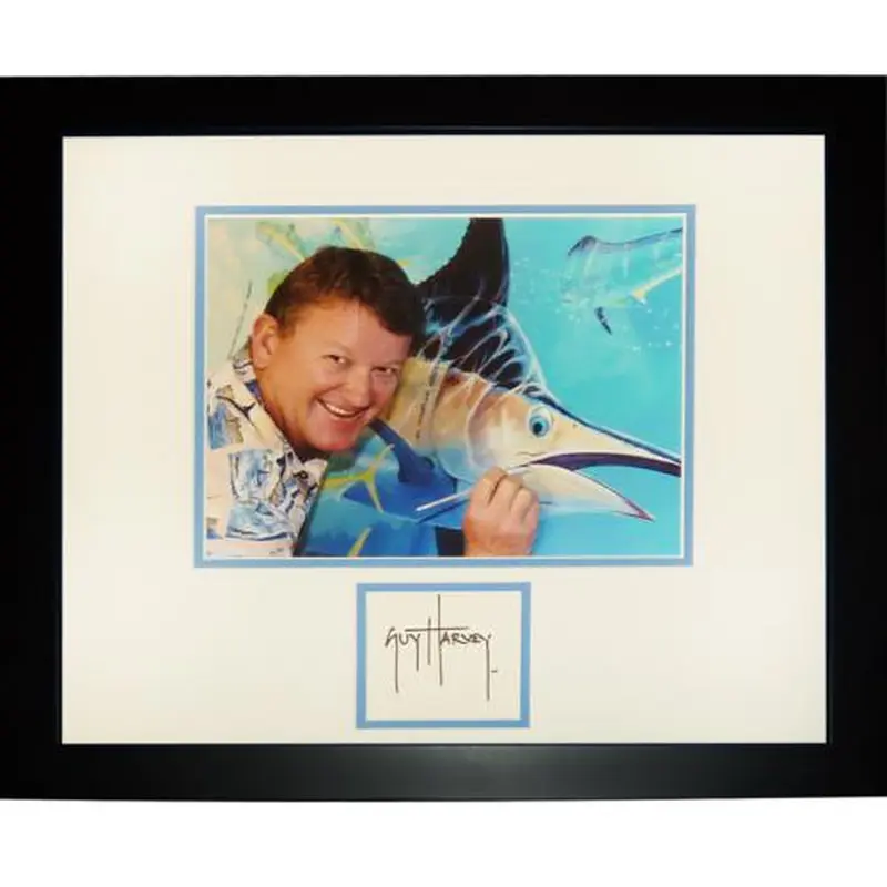 Guy Harvey Autographed Artist "Signature Series" Frame