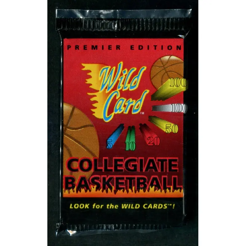 1991/92 1991 Wild Card Collegiate Basketball Unopened Pack (15)