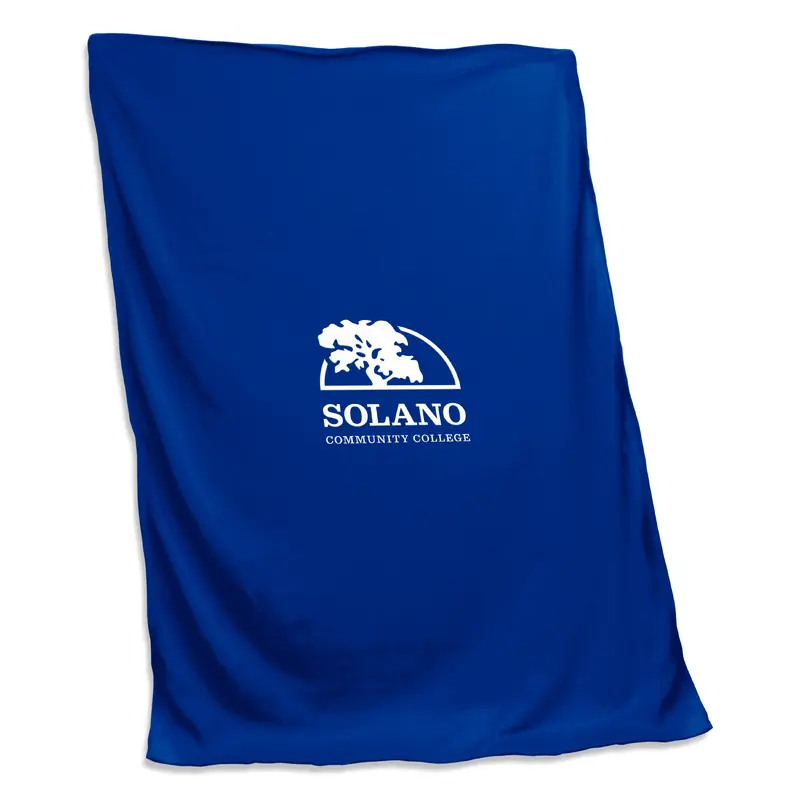 Solano Community College Screened Sweatshirt Blanket