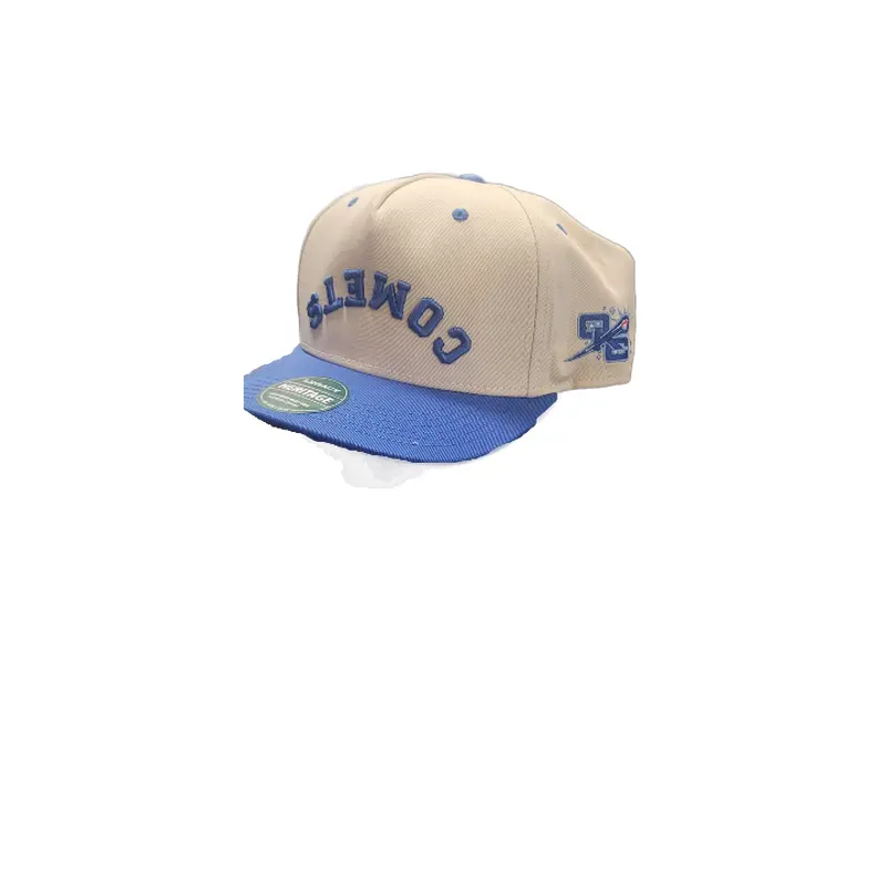 OKC Comets Upside Down Comets Tan Snapback Cap