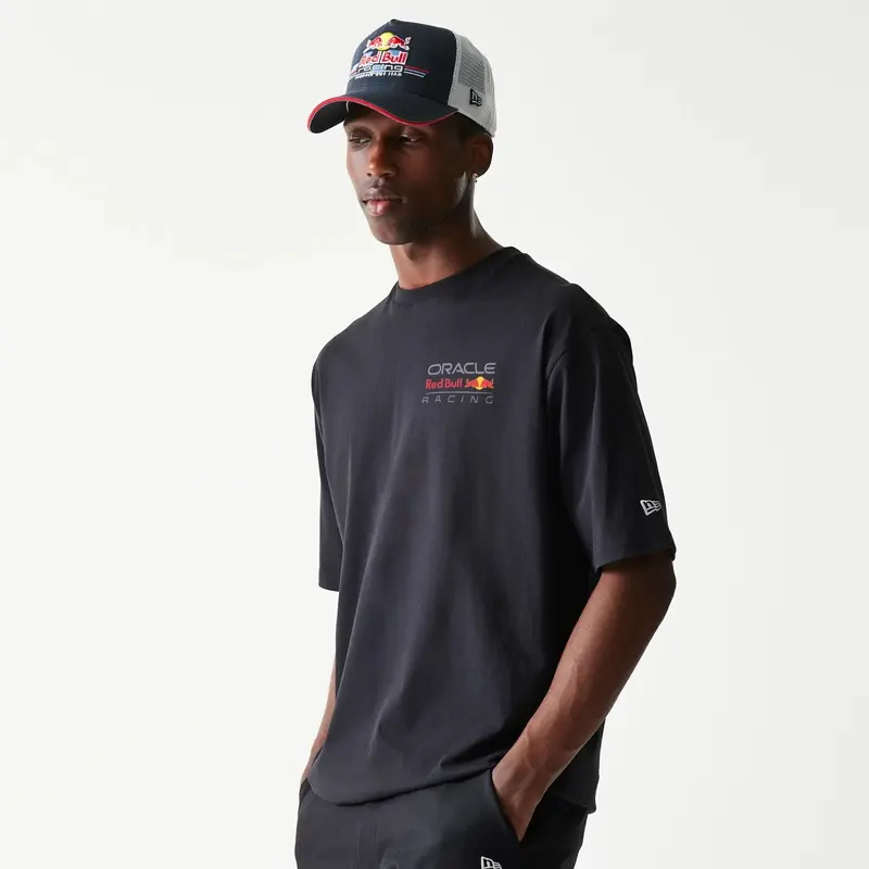 Red Bull Racing Black Oversized T-Shirt