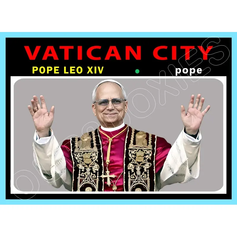 Pope Leo XIV 1971 Topps Custom Card - 4610