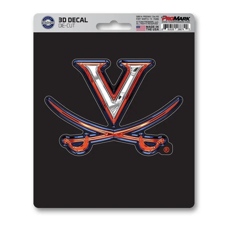 University of Virginia 3D Decal