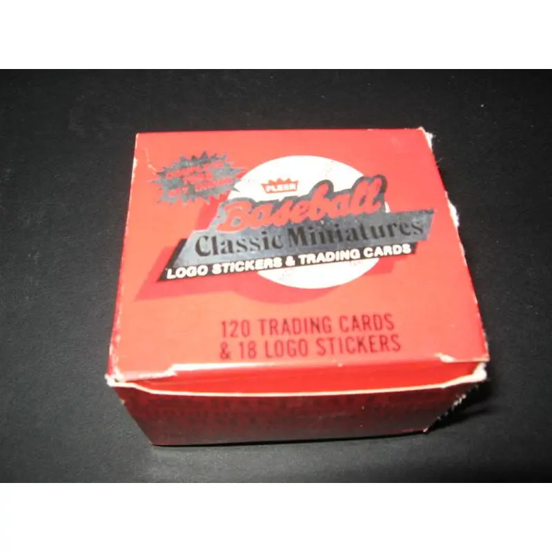 1986 Fleer Baseball Miniatures Factory Set