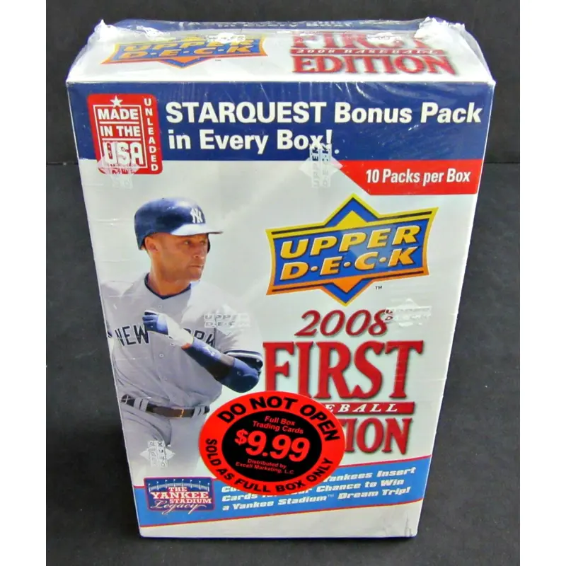 2008 Upper Deck Baseball First Edition Blaster Box (10/8)
