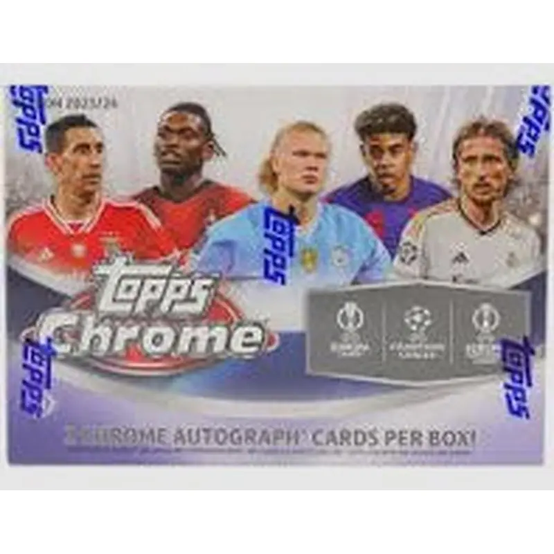 2023-24 Topps Chrome Club Competitions Soccer Breakers Delight Box