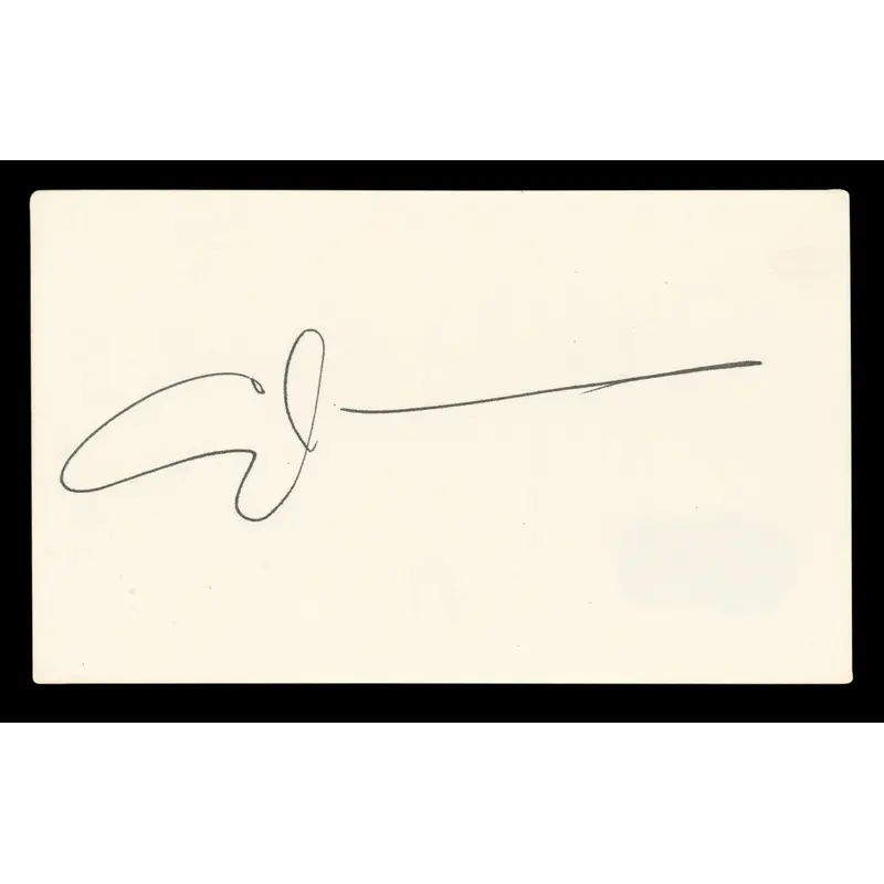 Cary Elwes The Princess Bride Authentic Signed 3x5 Index Card BAS #BL96771