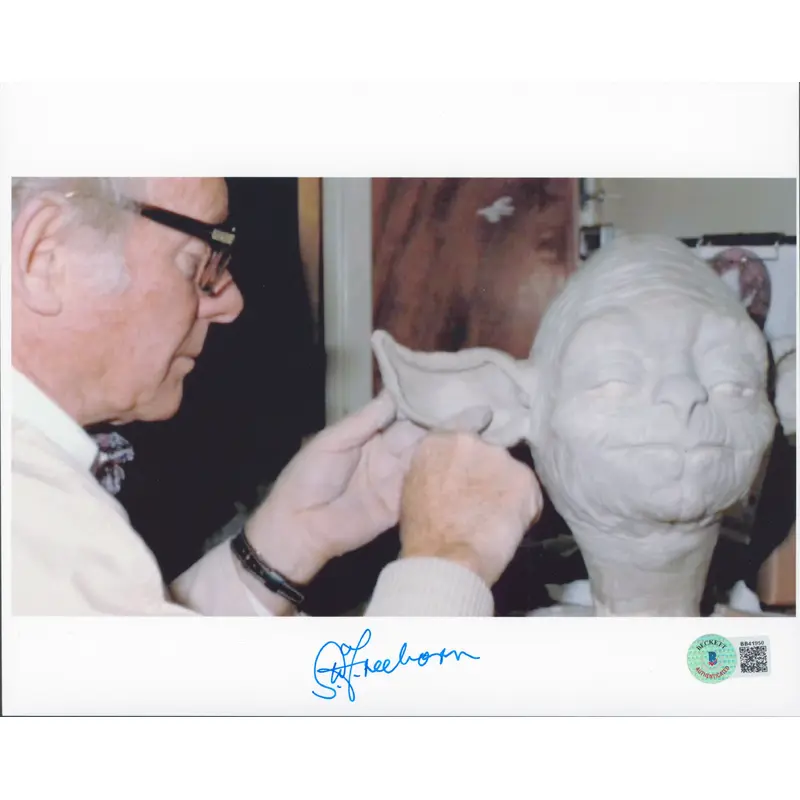Stuart Freeborn Star Wars Authentic Signed 8x10 Photo Autographed BAS #BB41950