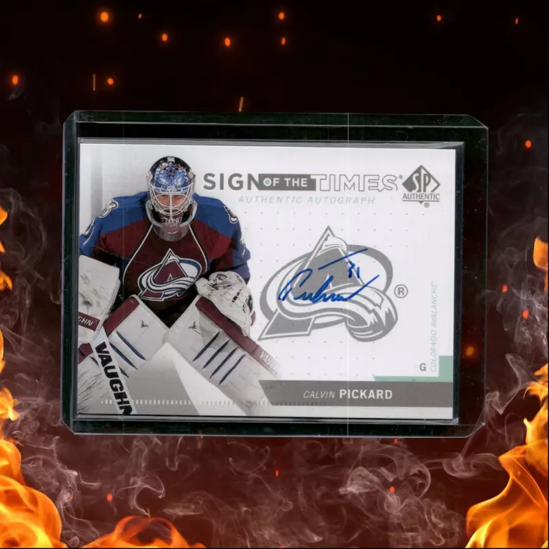 2013-14 SP Authentic Calvin Pickard Sign of the Times Auto #SOT-PI