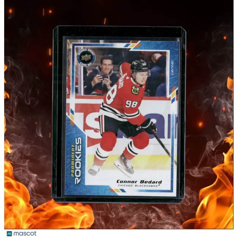 2024-25 Upper Deck National Hockey Card Day Connor Bedard Prominent (A) Rookie
