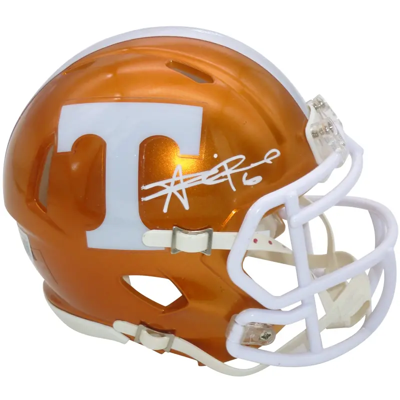 Alvin Kamara Autographed Tennessee Vols (FLASH Alternate) Mini Helmet - Beckett