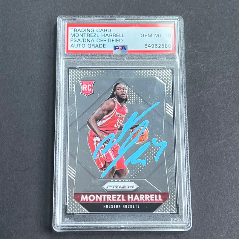2015-16 Panini Prizm #331 Montrezl Harrell Signed Card PSA Slabbed Rockets