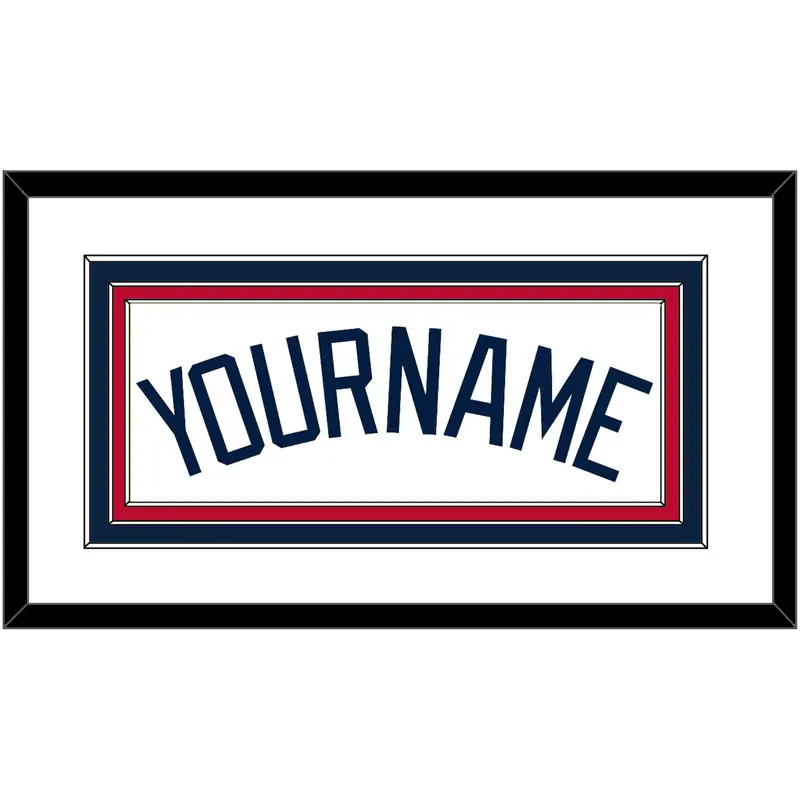 Atlanta Name - Home White - Triple Mat 1