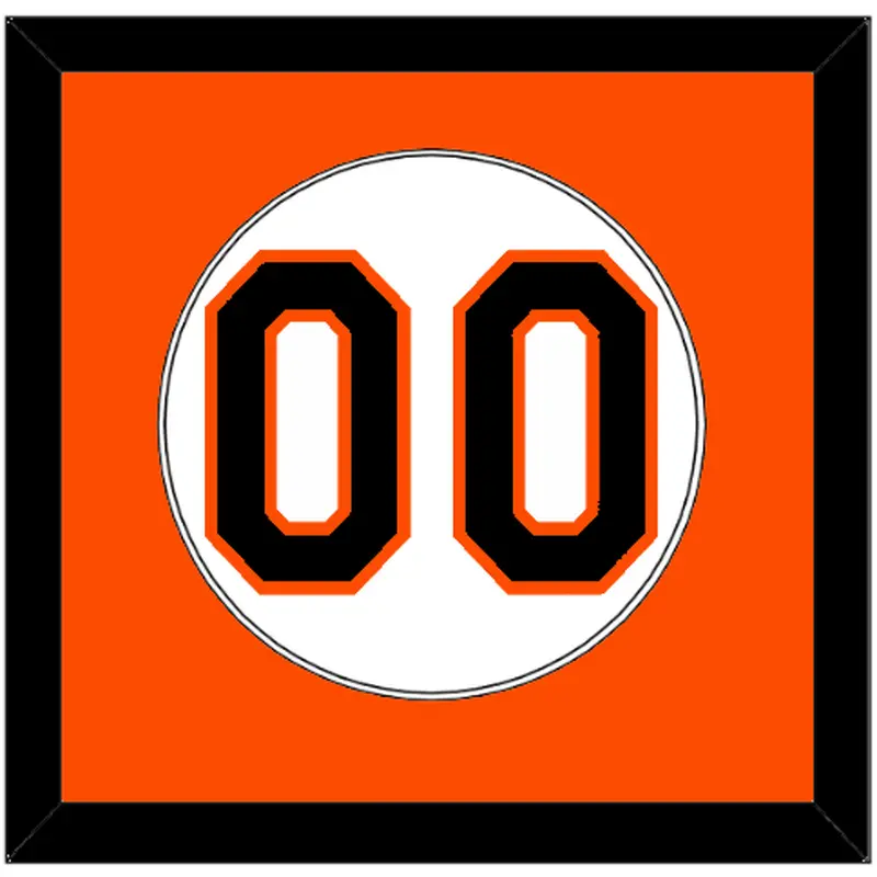 Baltimore Number - Home White (1995-1997) - Single Mat 1