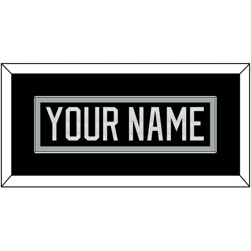 Los Angeles Nameplate - Home Black - Single Mat 2