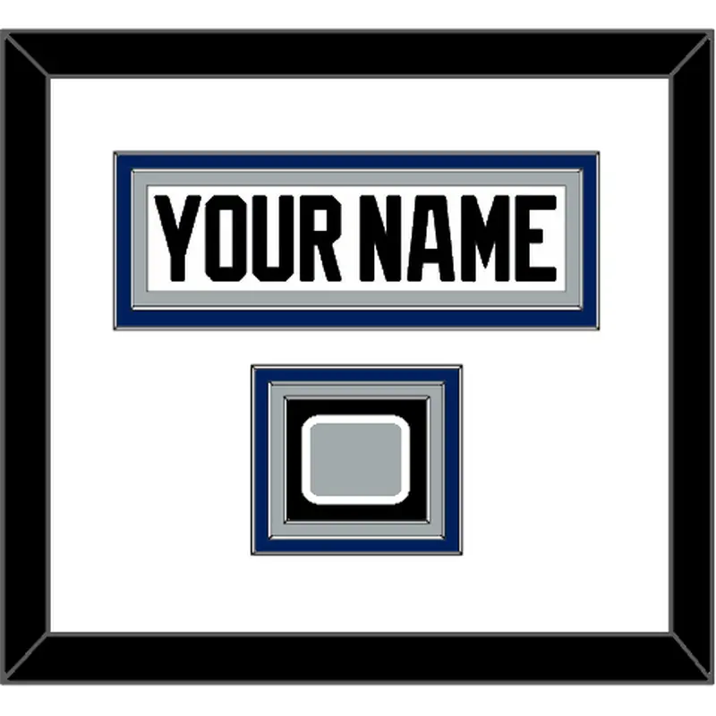 Tampa Bay Nameplate & Jersey Logo Patch - Home White (2001-2007) - Triple Mat 1