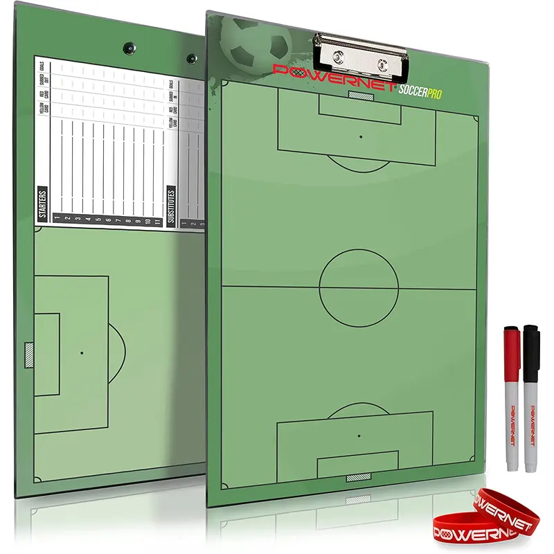 New PowerNet Lineup Por Soccer Coach's Magnetic Clipboard