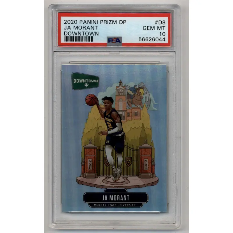Ja Morant 2020-21 Prizm Draft Picks Downtown #D8 PSA 10 Gem Mint