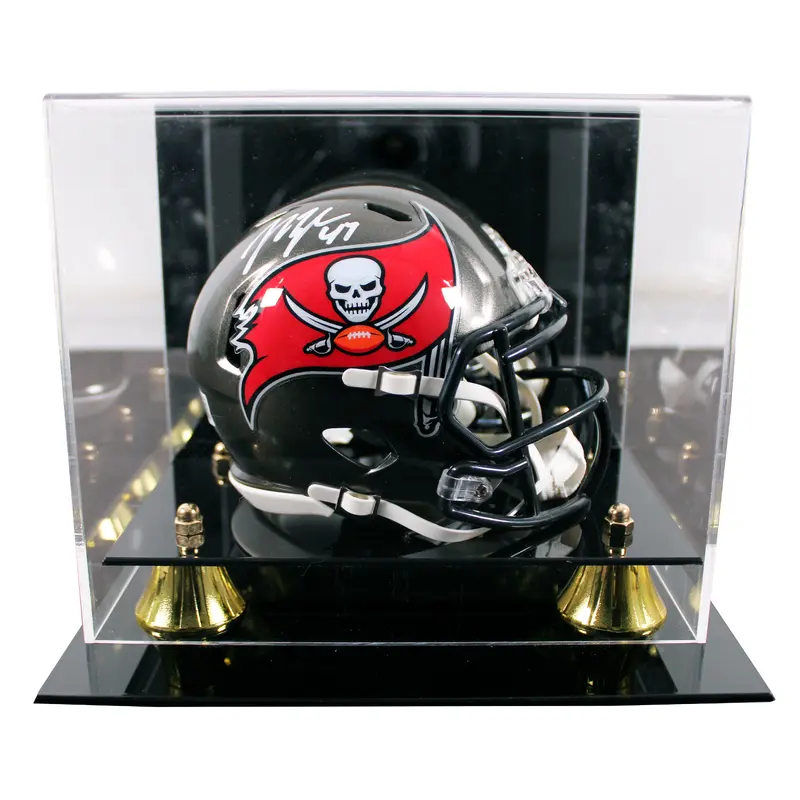 Buccaneers John Lynch Authentic Signed Speed Mini Helmet W/ Case BAS Witnessed