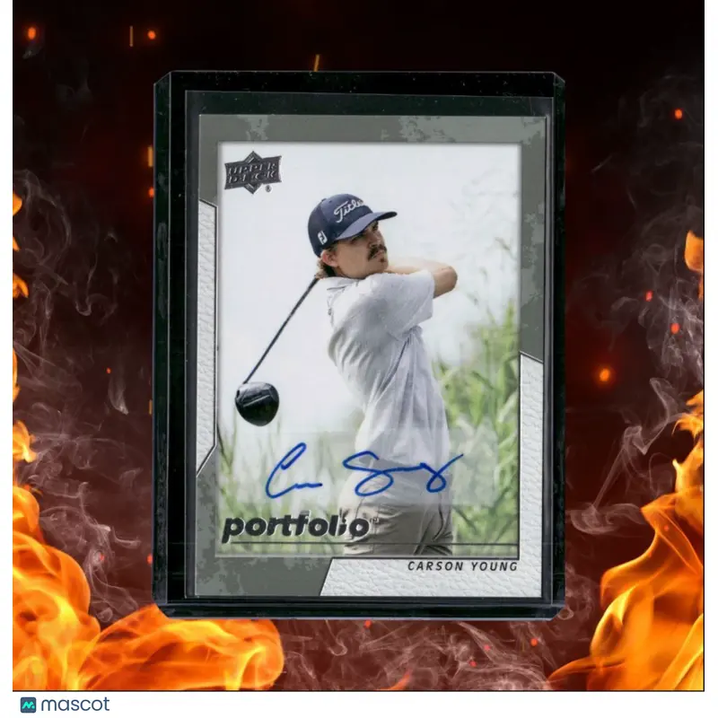 2024 Upper Deck Portfolio Carson Young Color Photos Auto #71