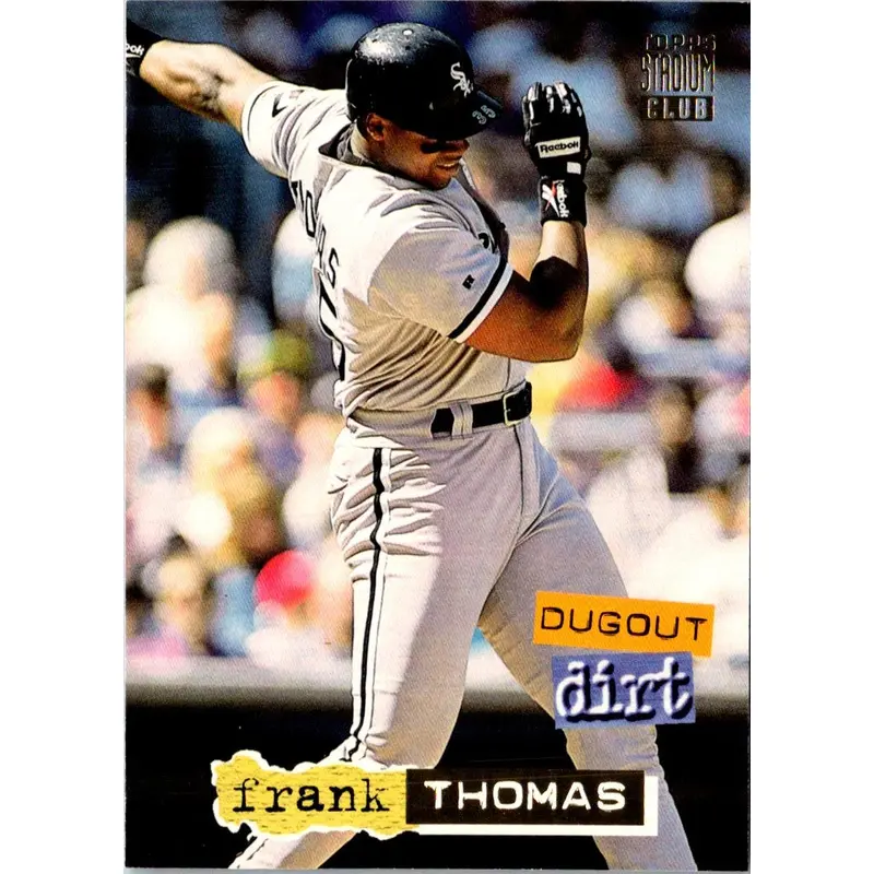 1994 Stadium Club Dugout Dirt Frank Thomas #9