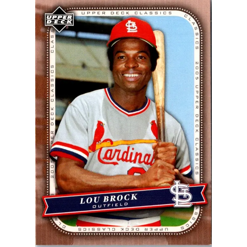 2005 Upper Deck Classics Lou Brock #67