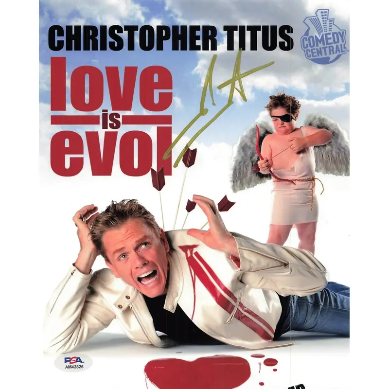 CHRISTOPHER TITUS signed 8x10 photo PSA/DNA Autographed