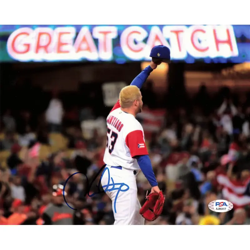 HECTOR SANTIAGO signed 8x10 photo PSA/DNA Puerto Rico Autographed
