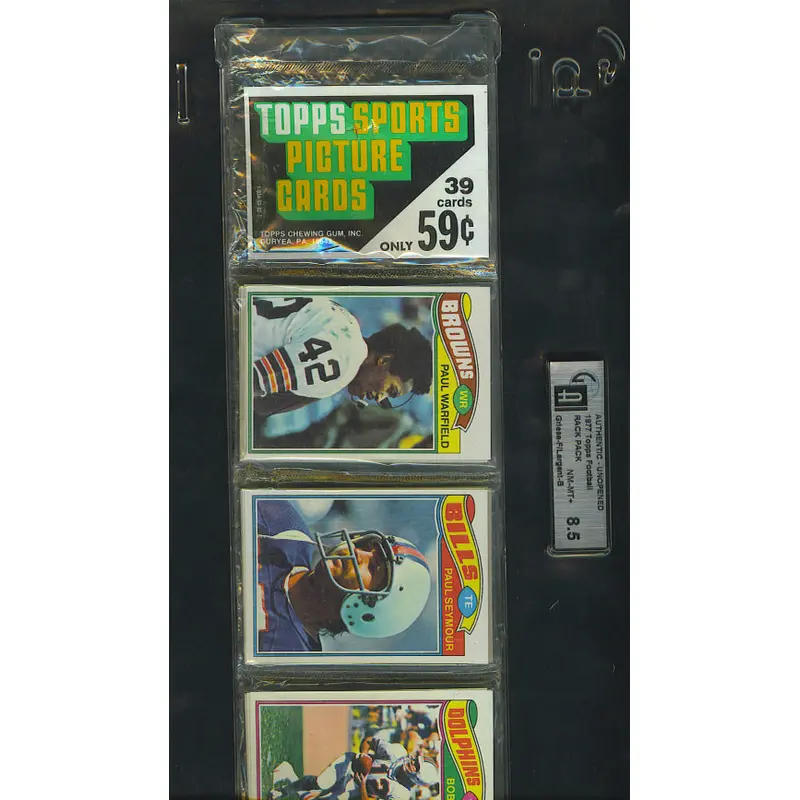 1977 Topps Football Unopened Rack Pack (Authenticate)