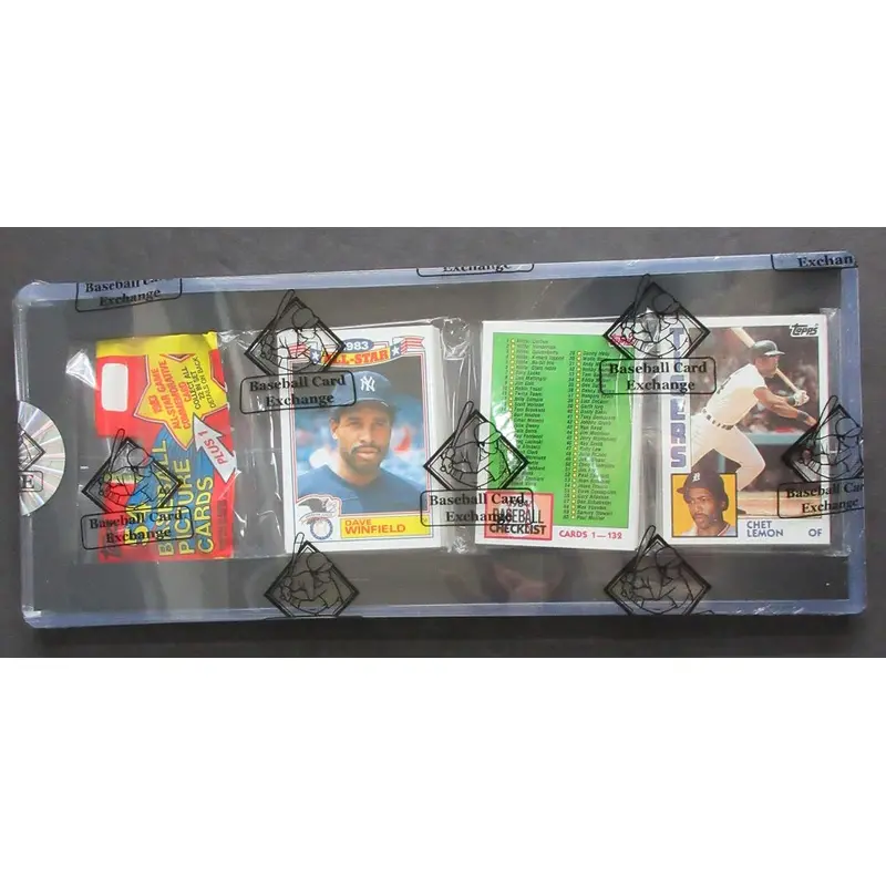 1984 Topps Baseball Unopened Rack Pack (BBCE) (Mattingly Back)