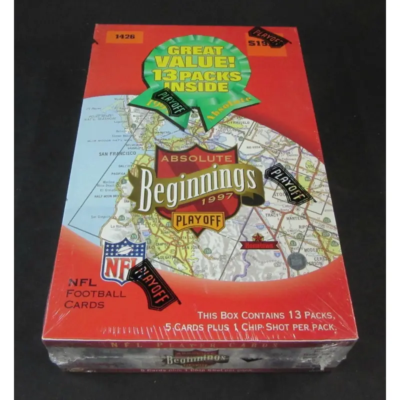 1997 Playoff Absolute Beginnings Football Box (Blast) (13/5)