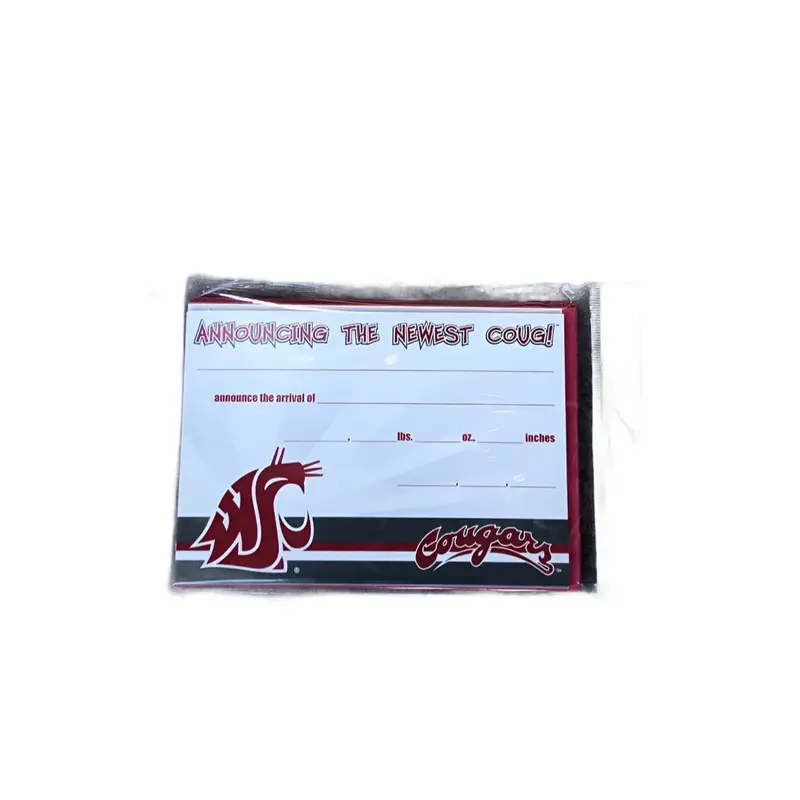 Announcing The Newest Coug Baby Announcement Cards