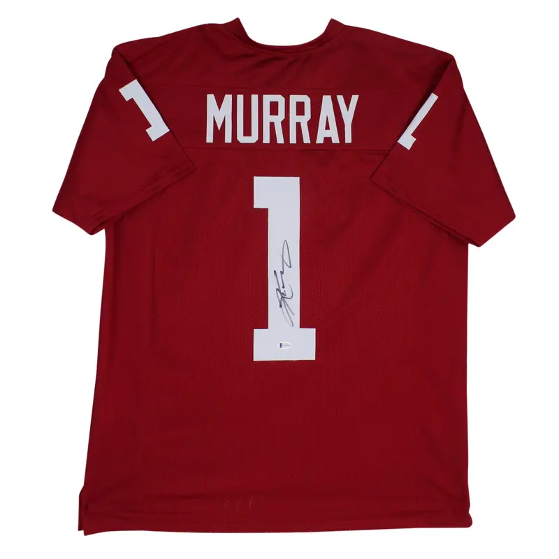Oklahoma Kyler Murray Authentic Signed Maroon Jersey Autographed BAS Witnessed