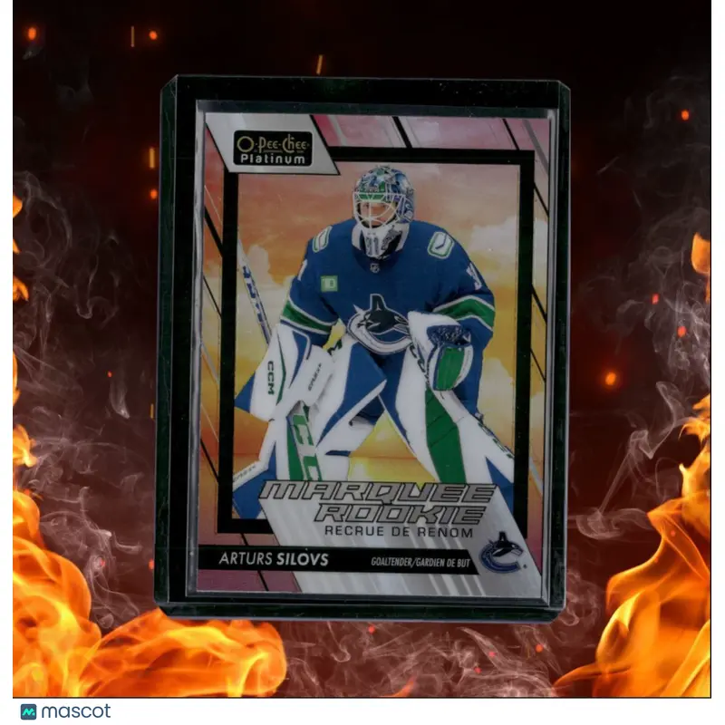 2023-24 O-Pee-Chee Platinum Arturs Silovs Marquee Sunset Rookie #241