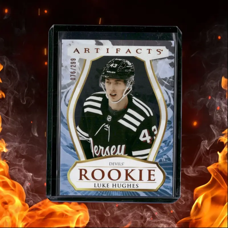 2023-24 Upper Deck Artifacts Luke Hughes  Copper Rookie 076/299 #192