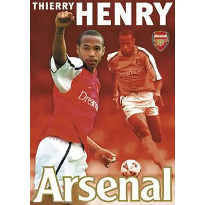 Thierry Henry "Super Action" Arsenal FC Poster - GB 2002