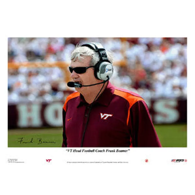 Virginia Tech Head Coach Frank Beamer Poster - USA Sports Inc.