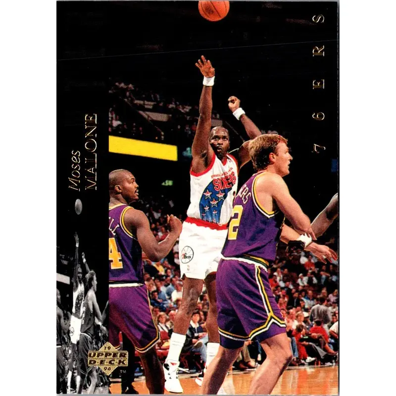 1993 Upper Deck Special Edition Electric Court Moses Malone #120